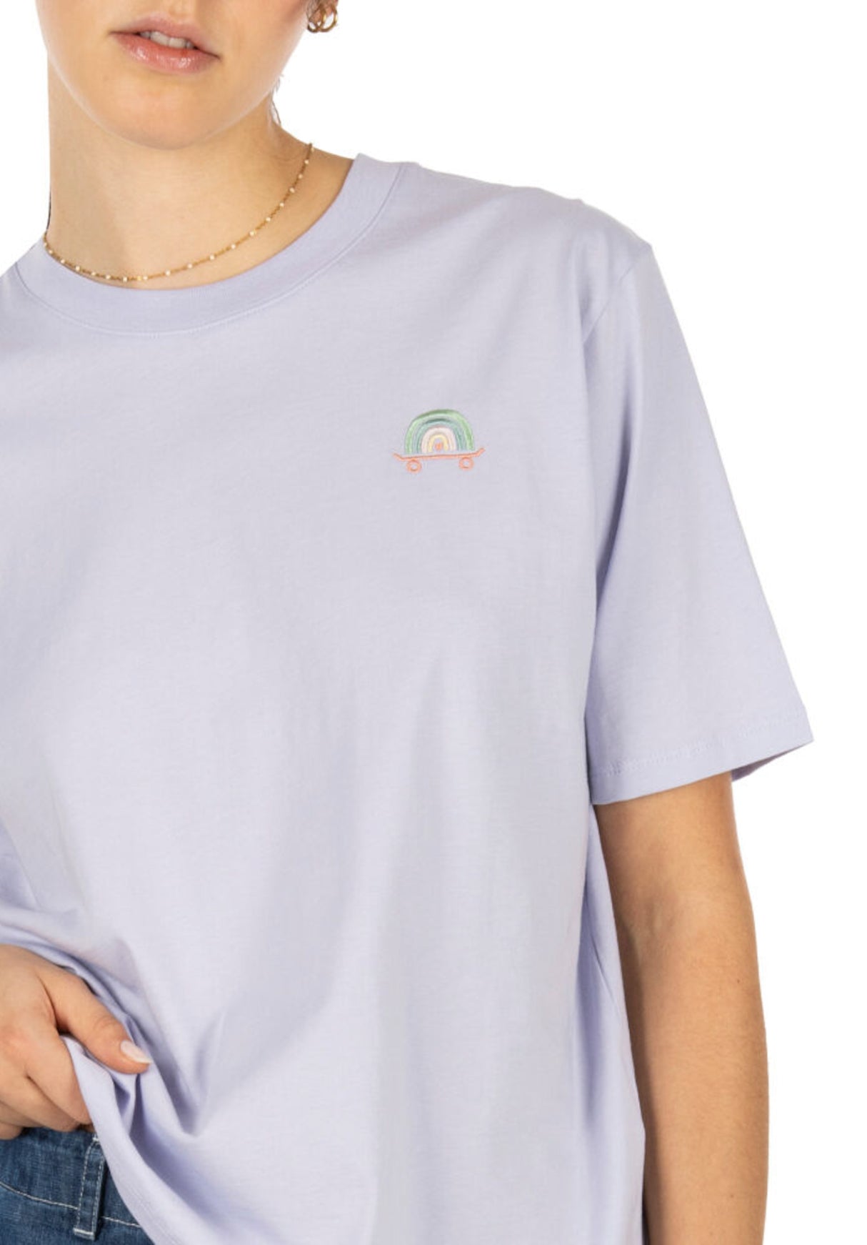 Skate Heart lightlilac Rueckenansicht