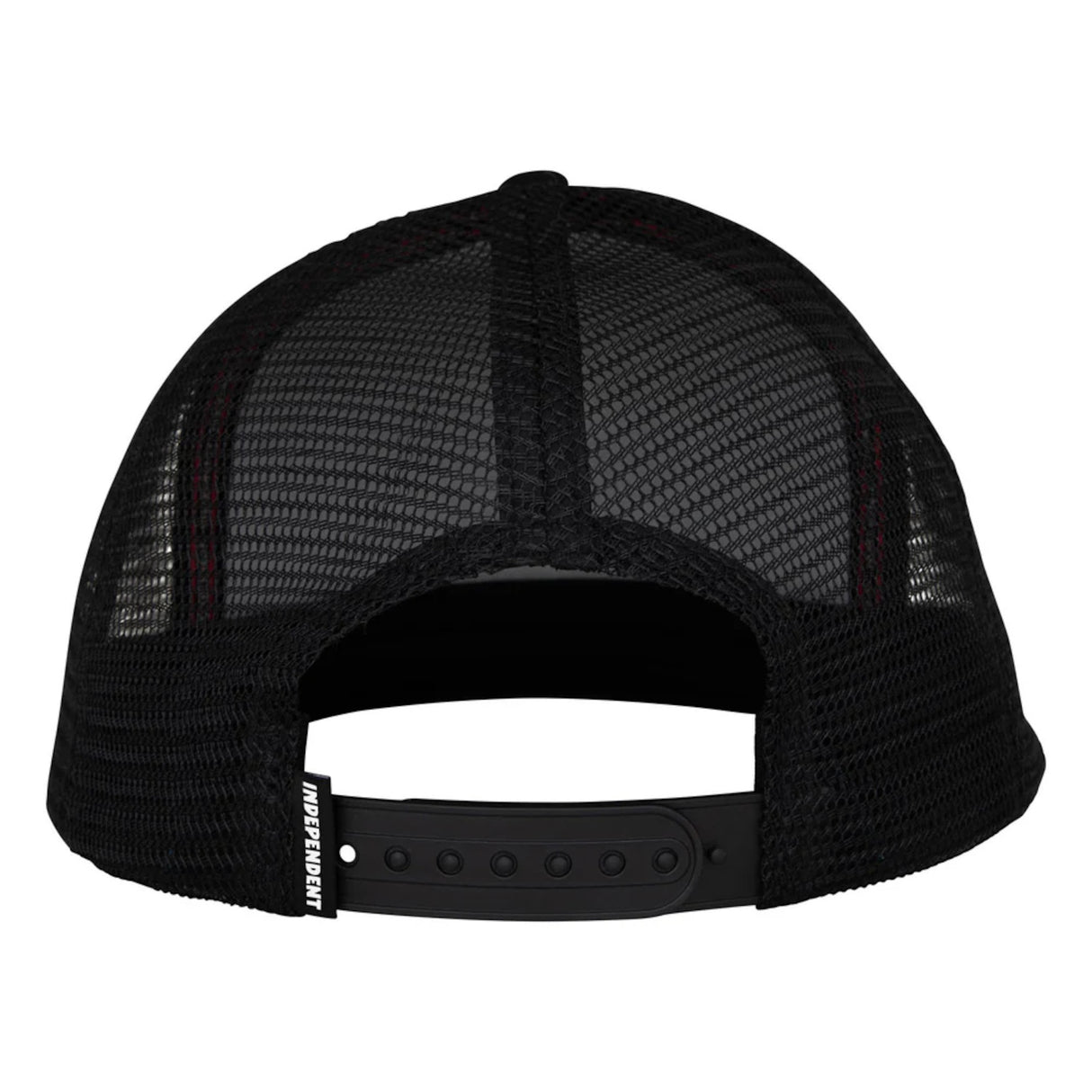 BTG Summit Printed Mesh Trucker 5-Panel Structured saddle-black Rueckenansicht
