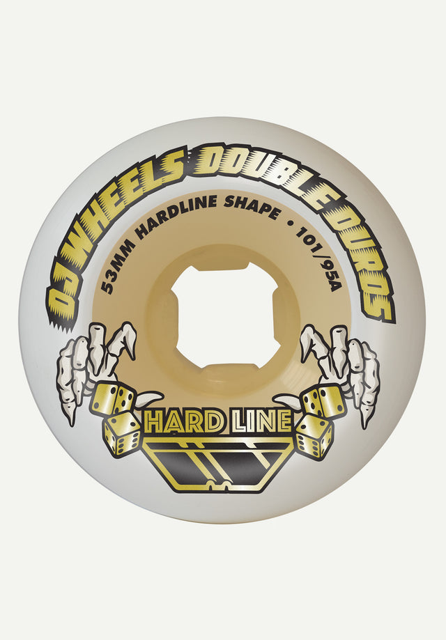 Double Duro Hardline 101A/95A white Vorderansicht