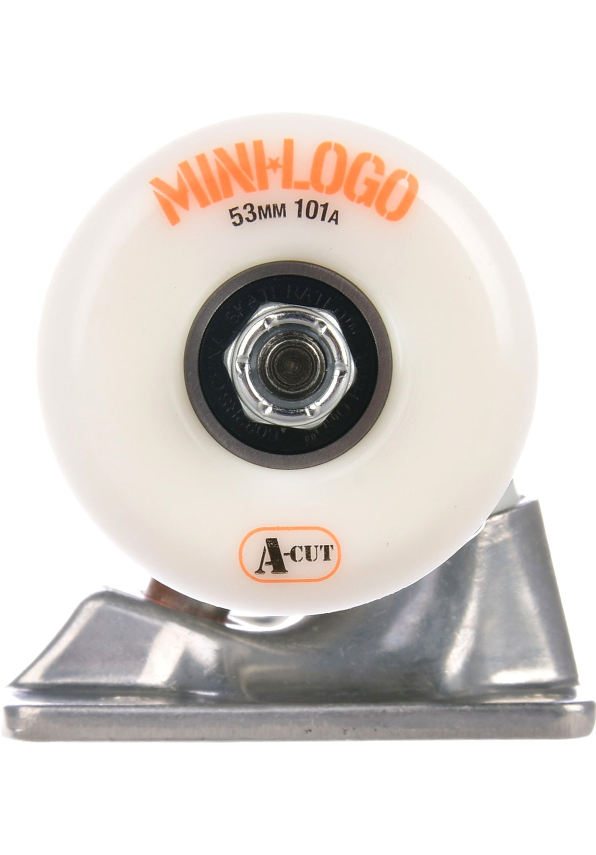 8.38 white A-Cut Wheels 101A Set of 2 raw Closeup2