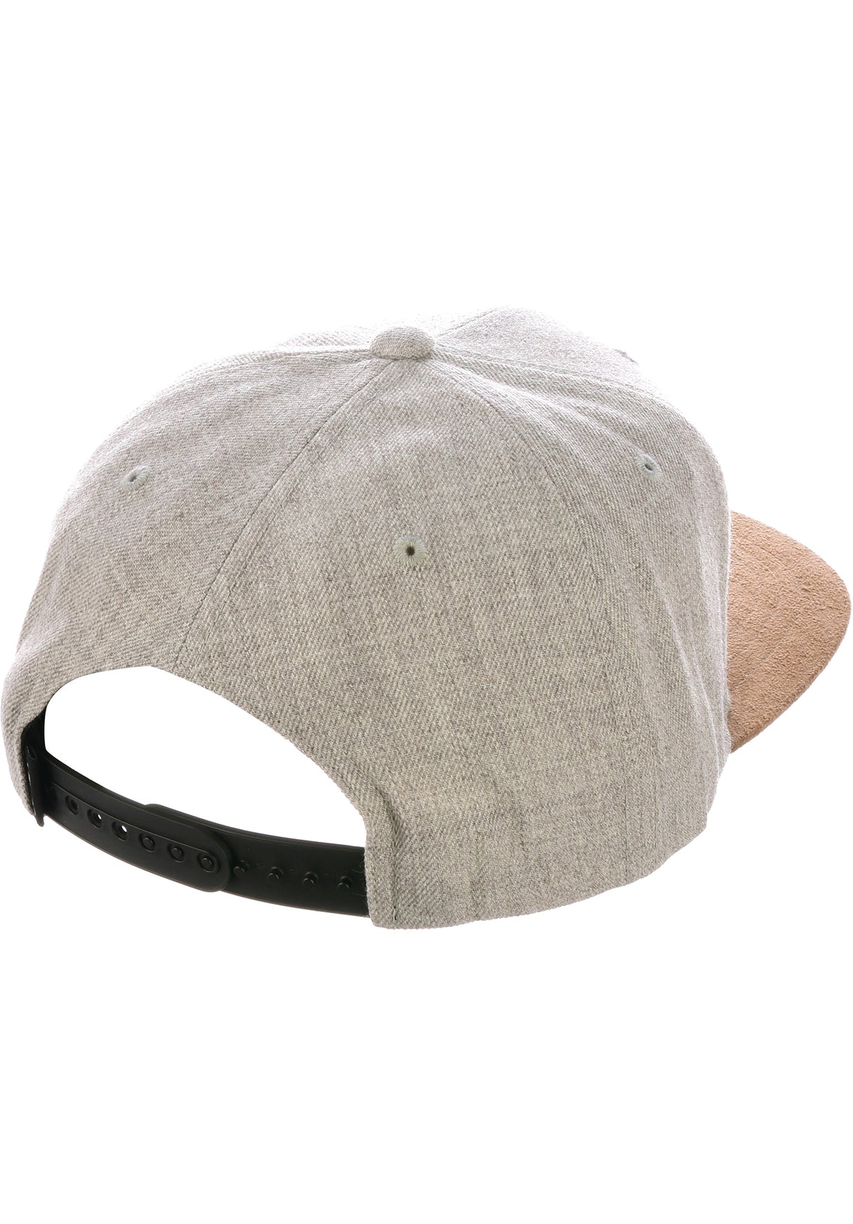 Suede 6-Panel heatherlightgrey Closeup1