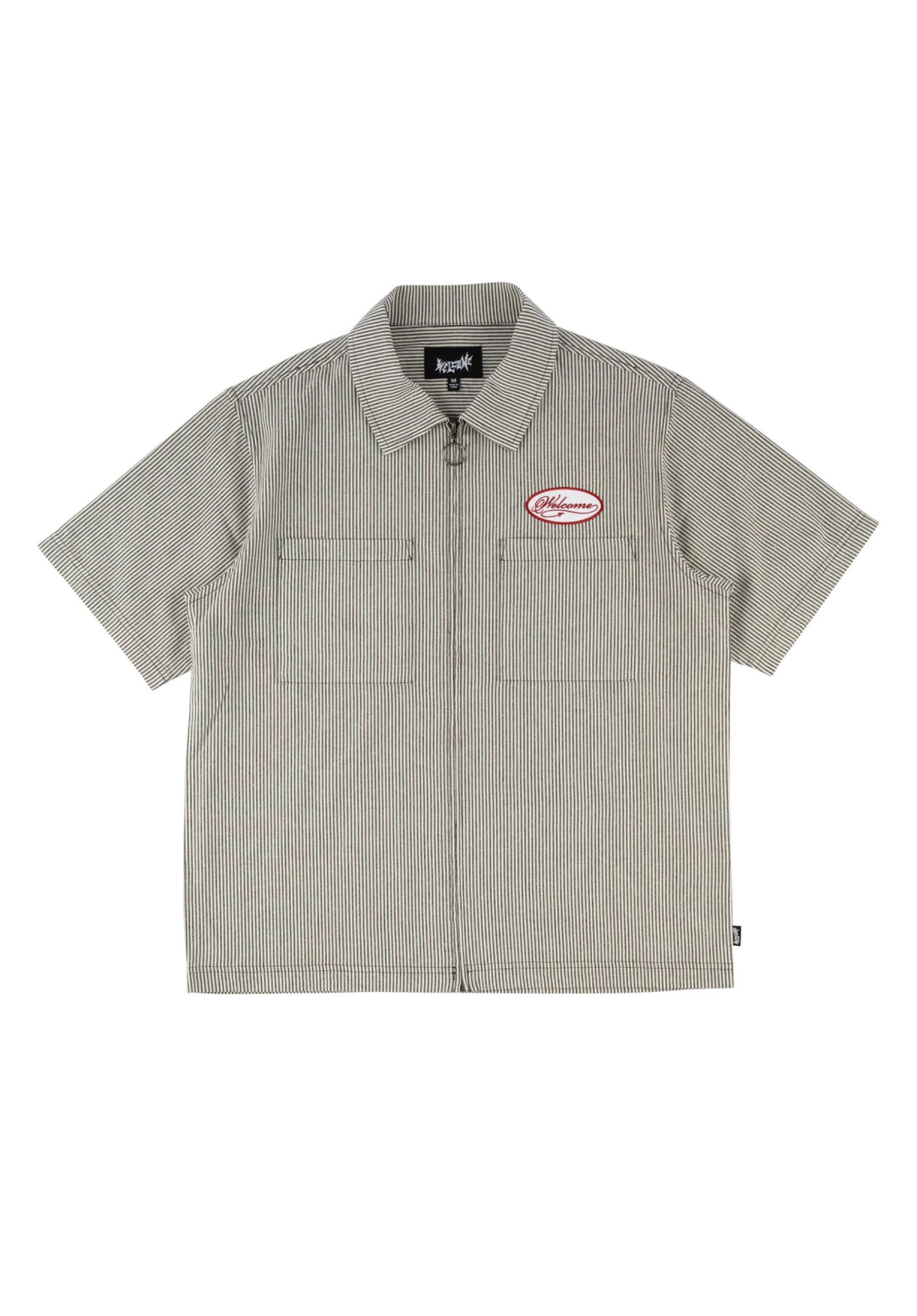 Garage Printed Oxford black-grey Vorderansicht Zoom Image