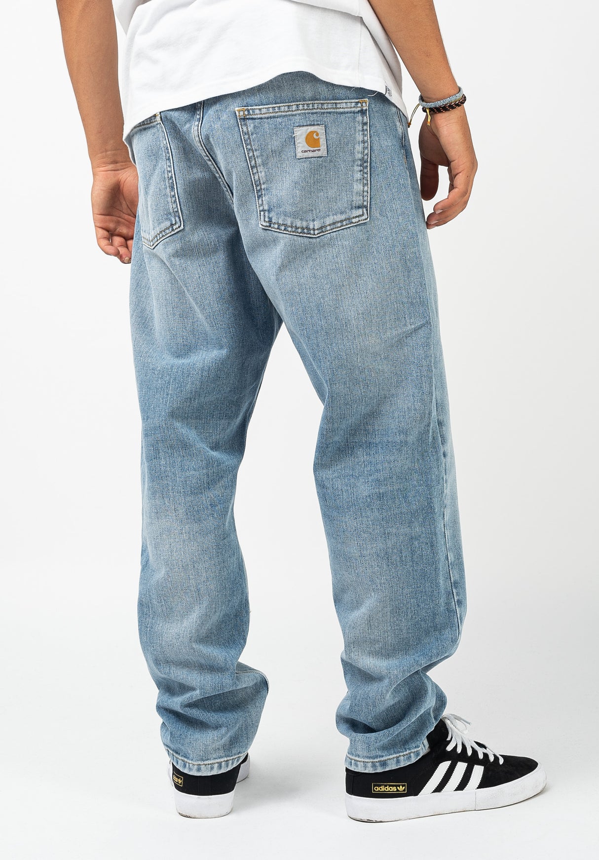 Newel Pant (Cropped) bluelightusedwash Closeup2