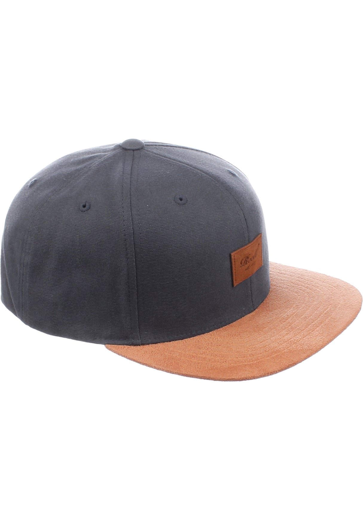 Suede 6-Panel charcoal Closeup2