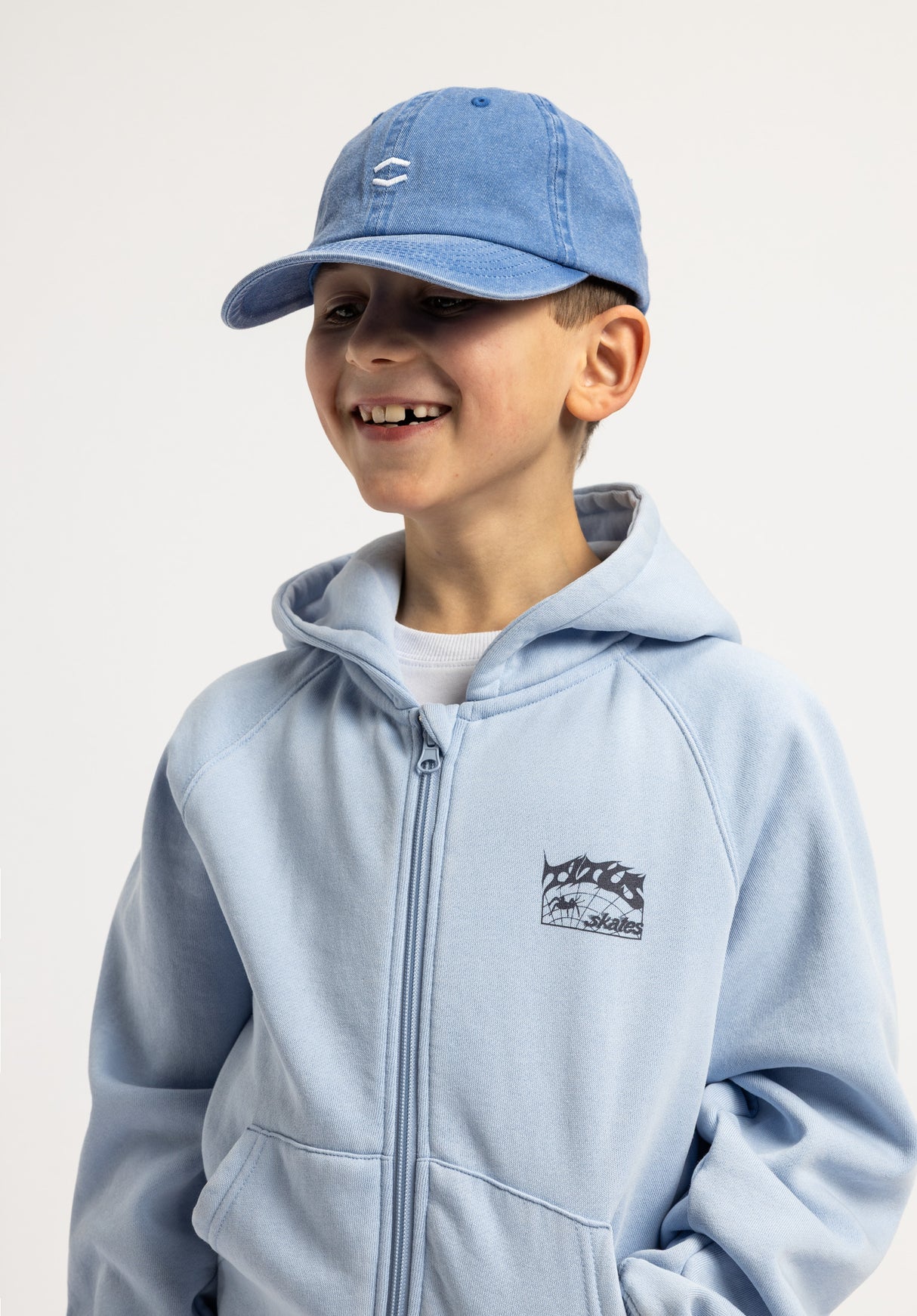 Heritage Clean Zip heavenbluefaded Seitenansicht