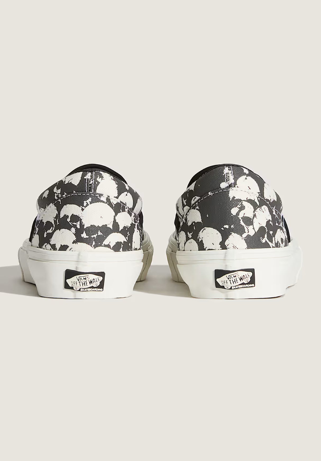 Skate Slip-On skullpileblack-white-gum Closeup2