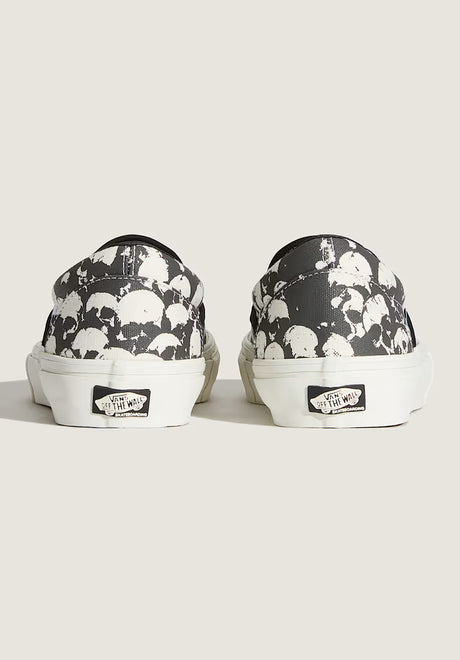 Skate Slip-On skullpileblack-white-gum Closeup2
