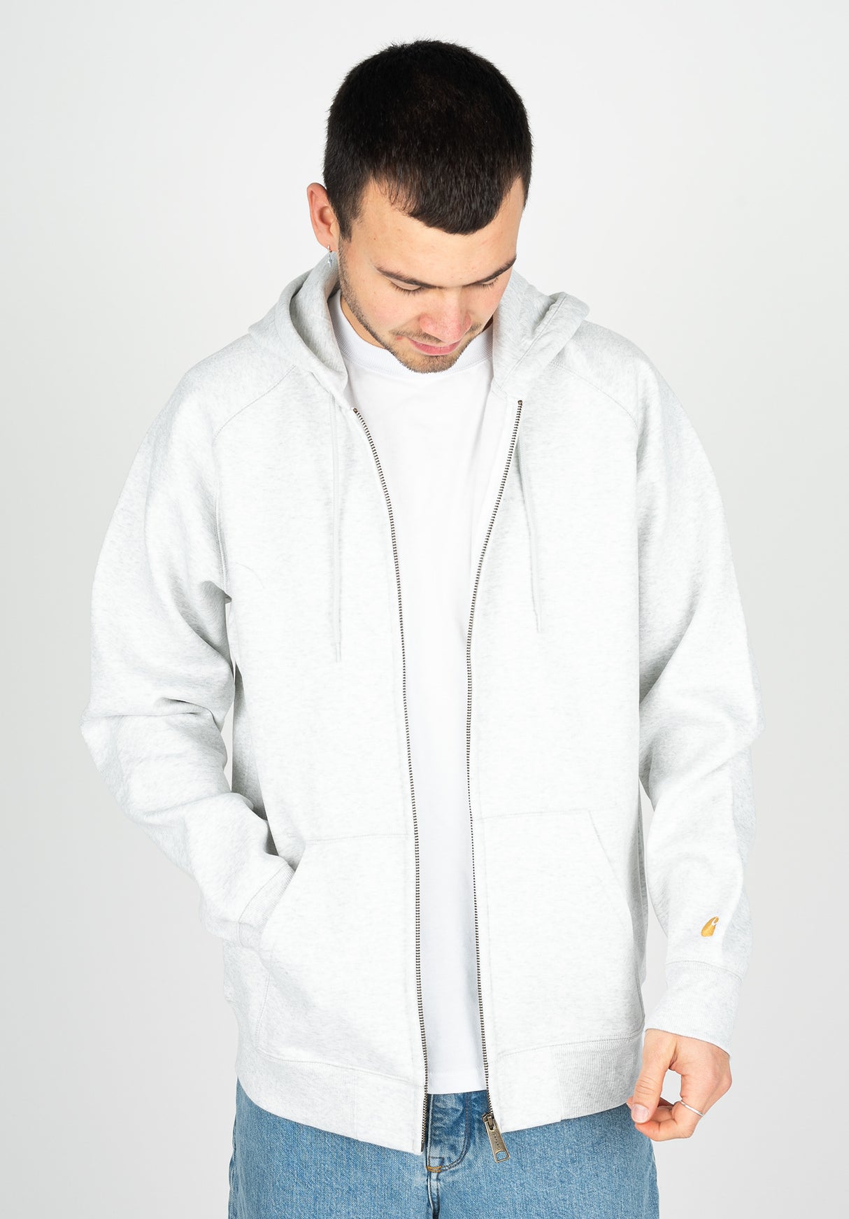 Hooded Chase Jacket ashheather-gold Rueckenansicht