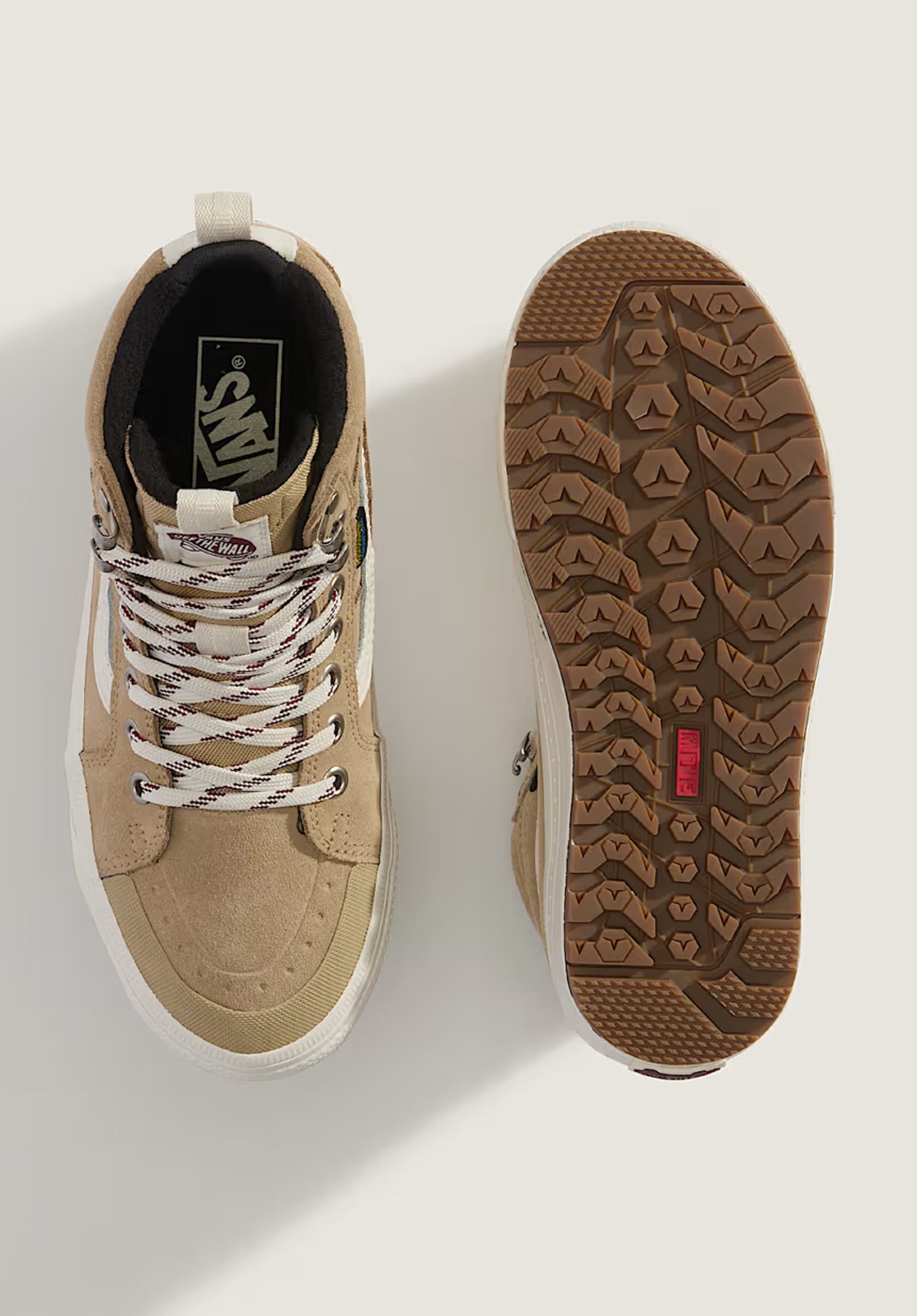 MTE Sk8-Hi Waterproof Insulated tan-white Closeup2 Zoom Image