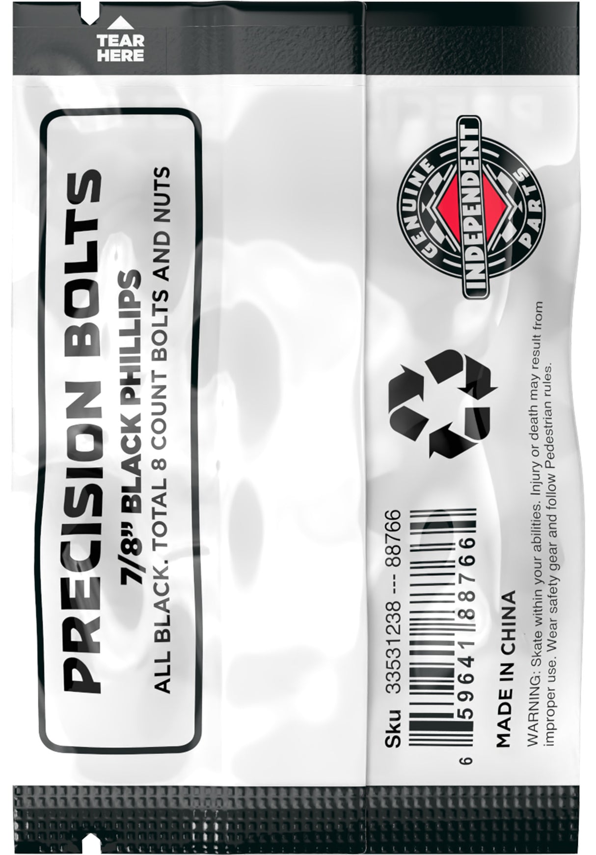 1 Kreuz black Rueckenansicht