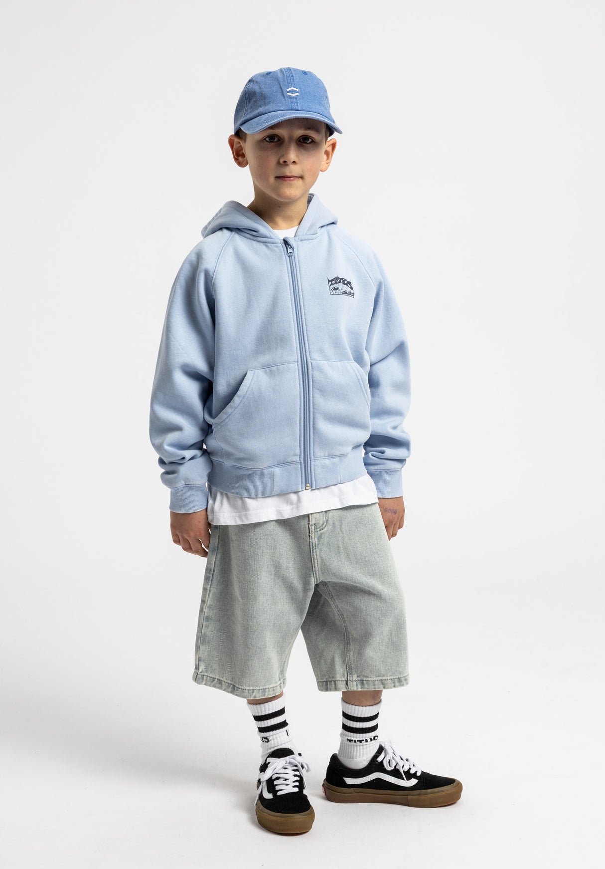 Heritage Clean Zip heavenbluefaded Unteransicht