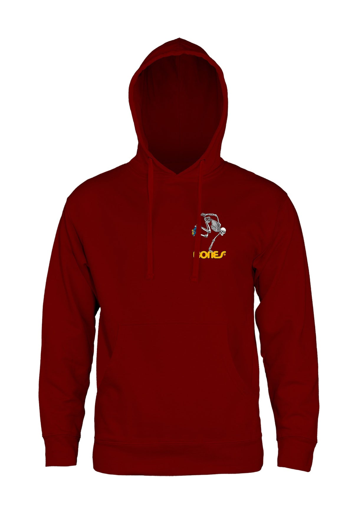 Skateboard Skeleton Medium Weight garnet Rueckenansicht