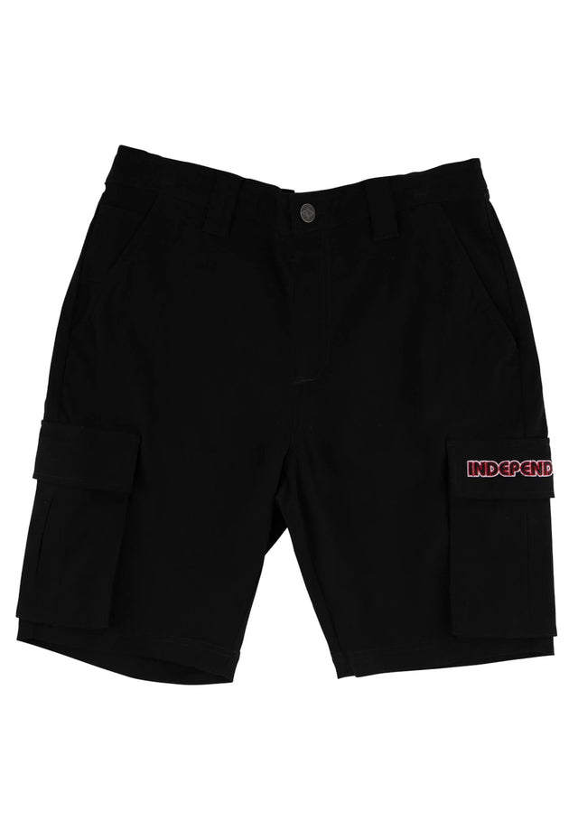Groundwork Cargo Shorts black Vorderansicht