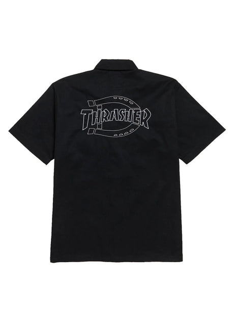 x Thrasher black Rueckenansicht