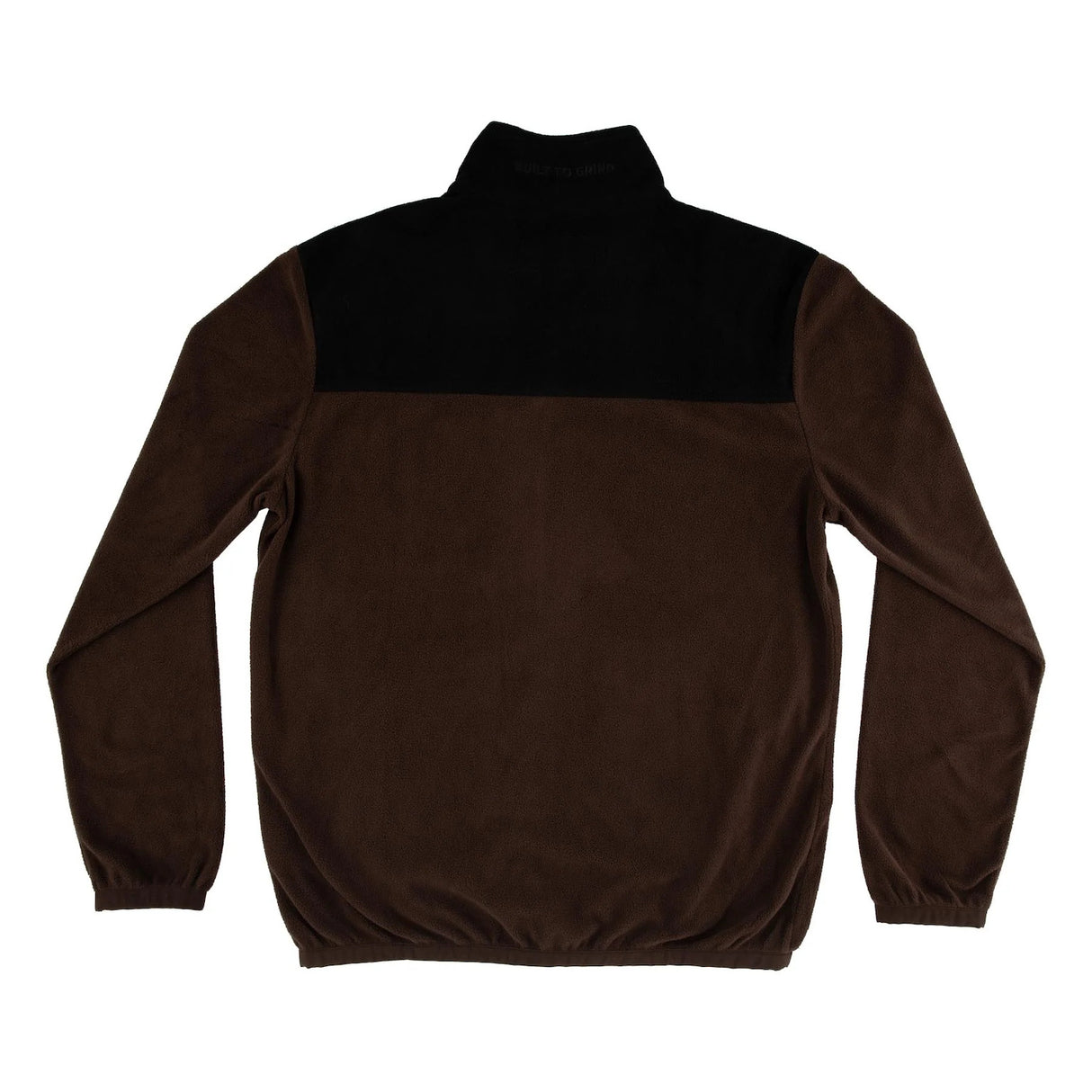 BTG Fleece Jacket darkbrown-black Rueckenansicht