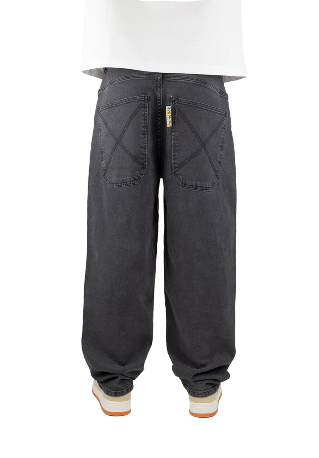 X-Tra Baggy Denim washedgrey Rueckenansicht