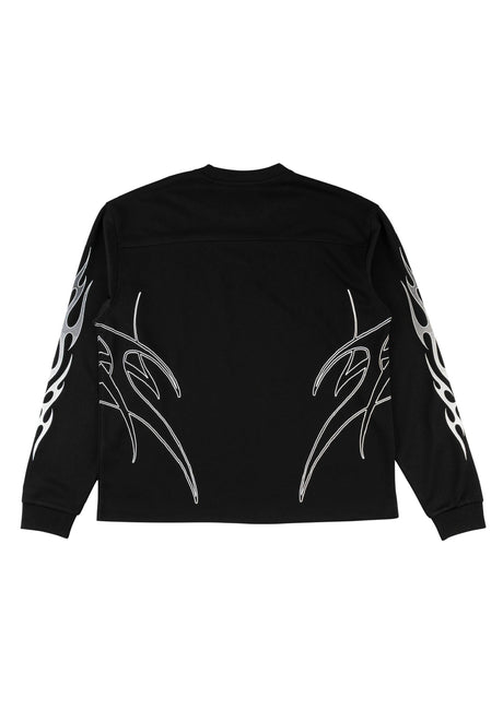 Scrub Mesh Racing Jersey black Closeup1