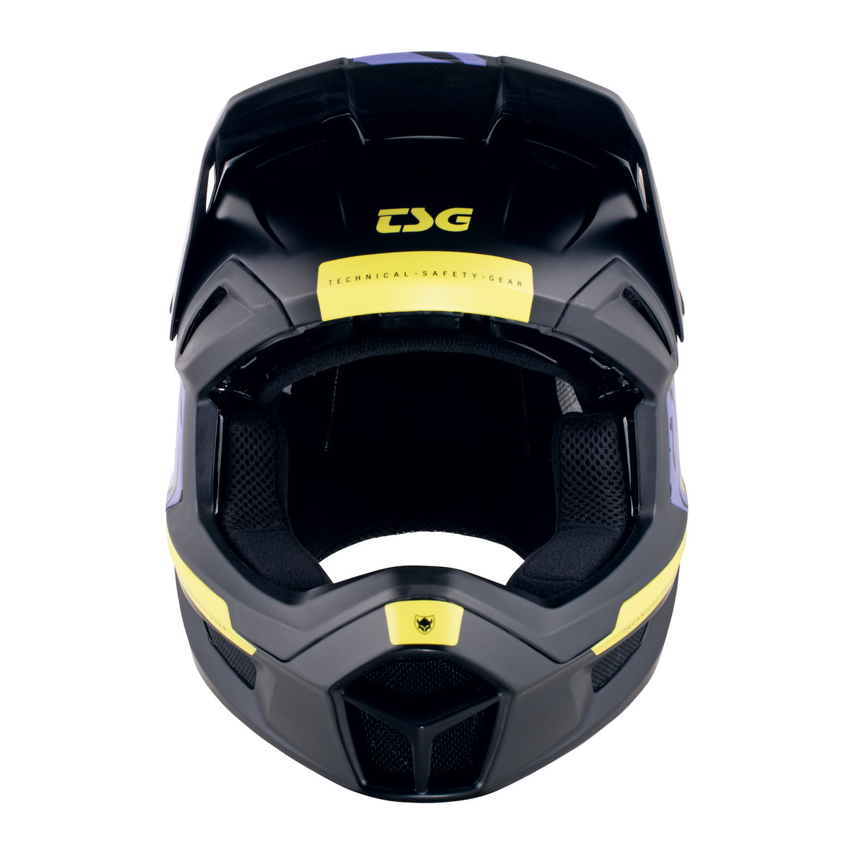 Sentinel Graphic Design violet yellow flakes Closeup2