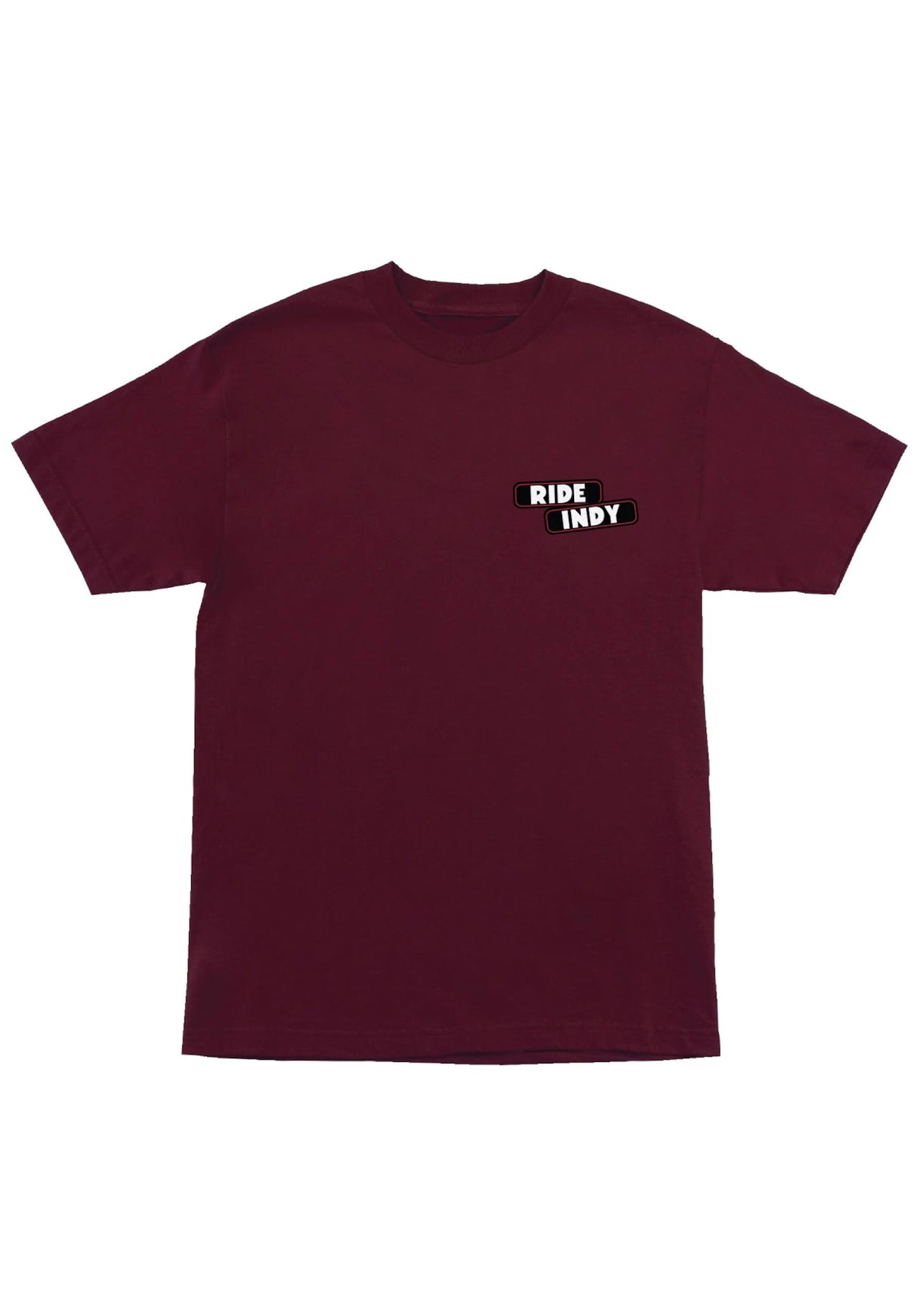 Sticker Slap Heavyweight maroon Rueckenansicht