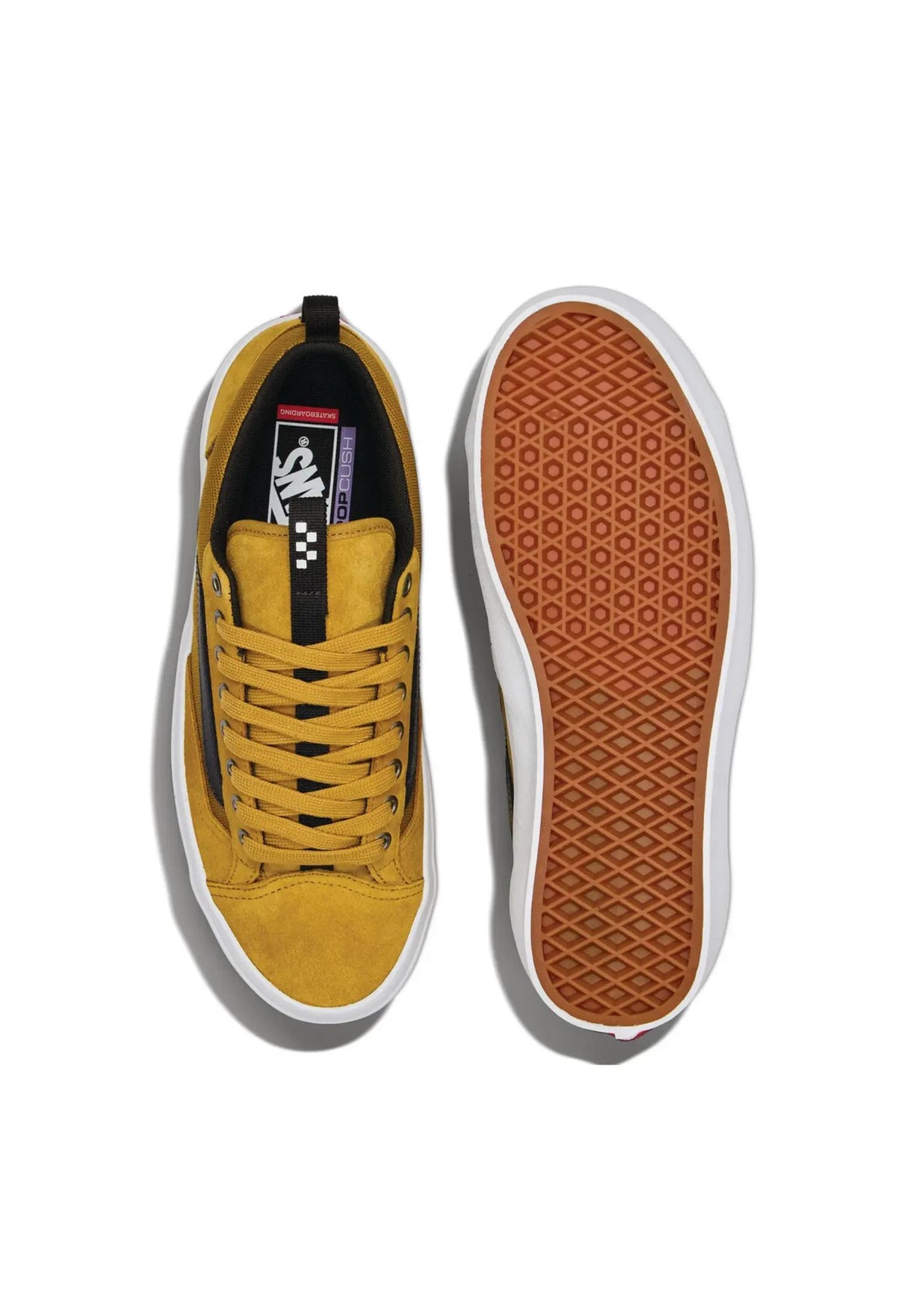 Skate Old Skool 36 + harvestgold Closeup1
