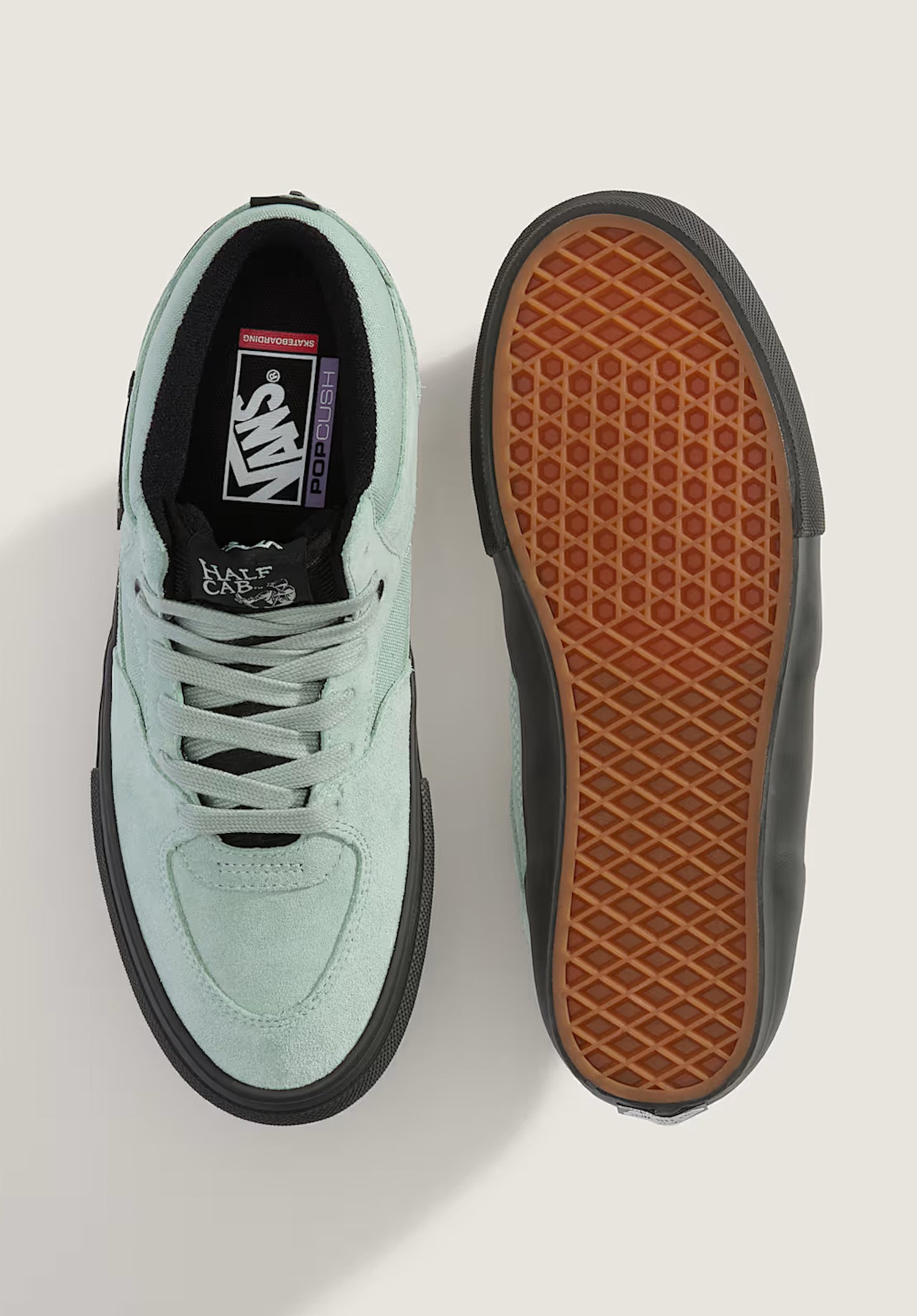Skate Half Cab grayolive Closeup1 Zoom Image