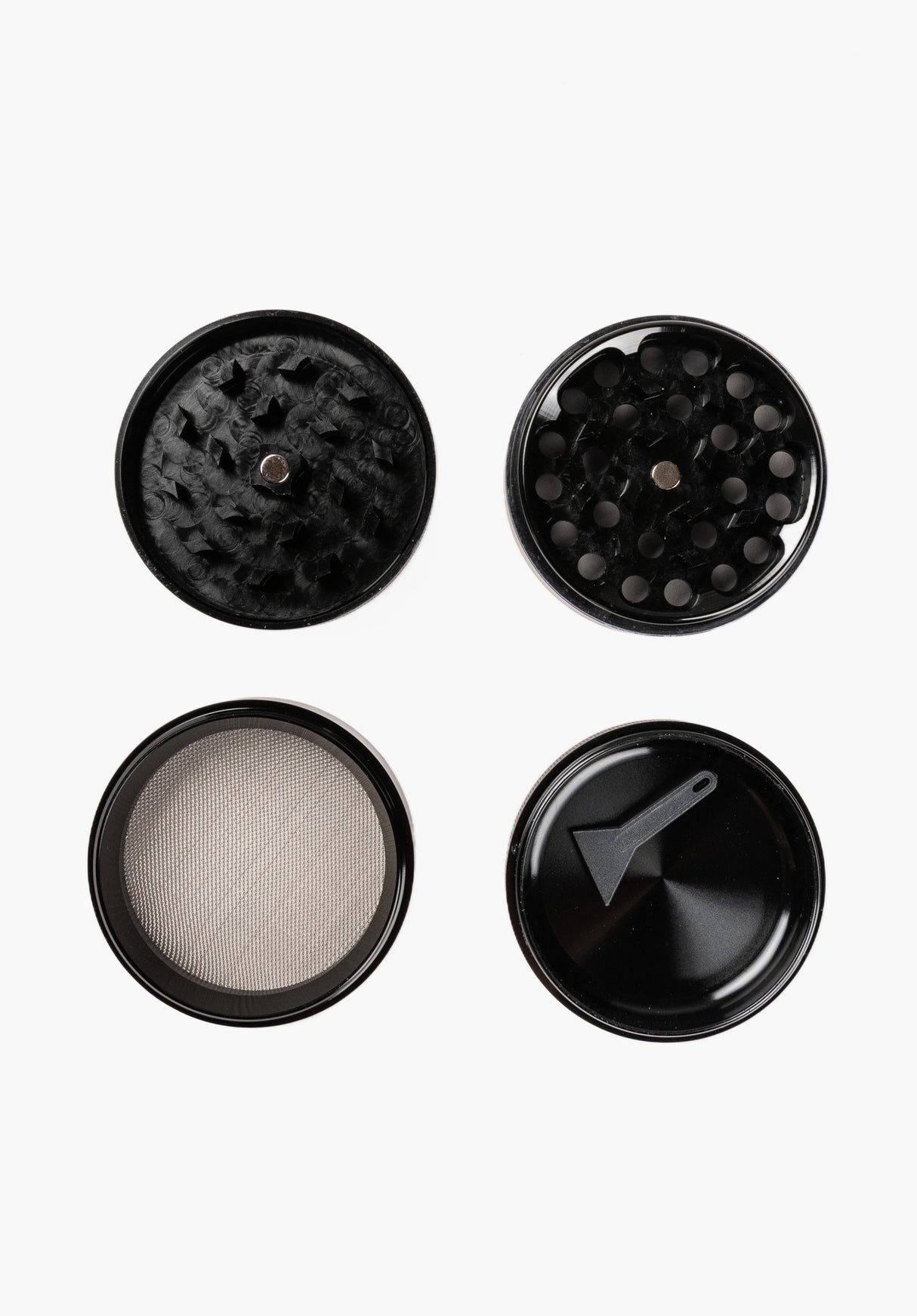 Hazy Days Metal 4 Parts Grinder black Closeup2