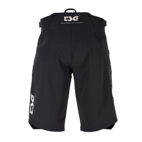 Waft Shorts black Rueckenansicht