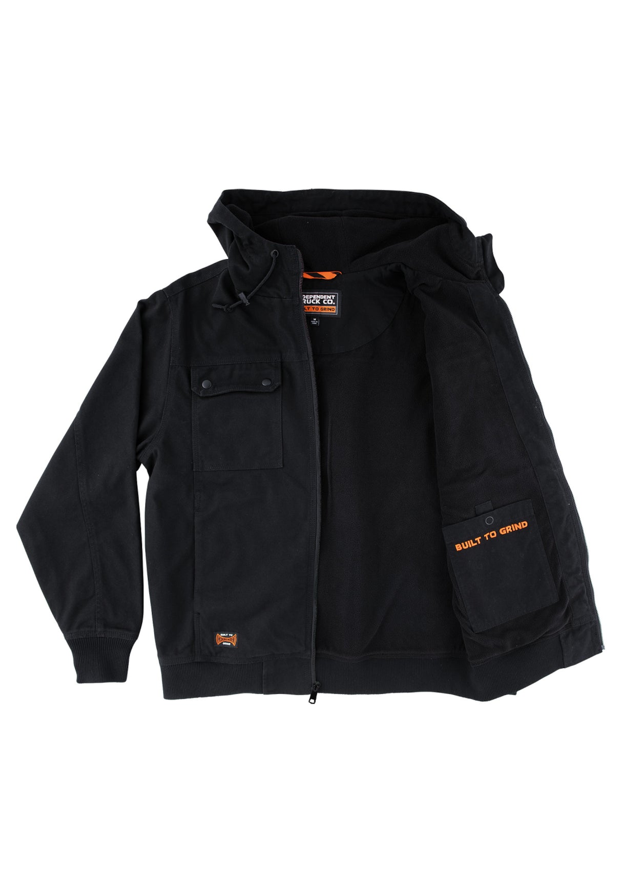 Built To Grind Work black Rueckenansicht