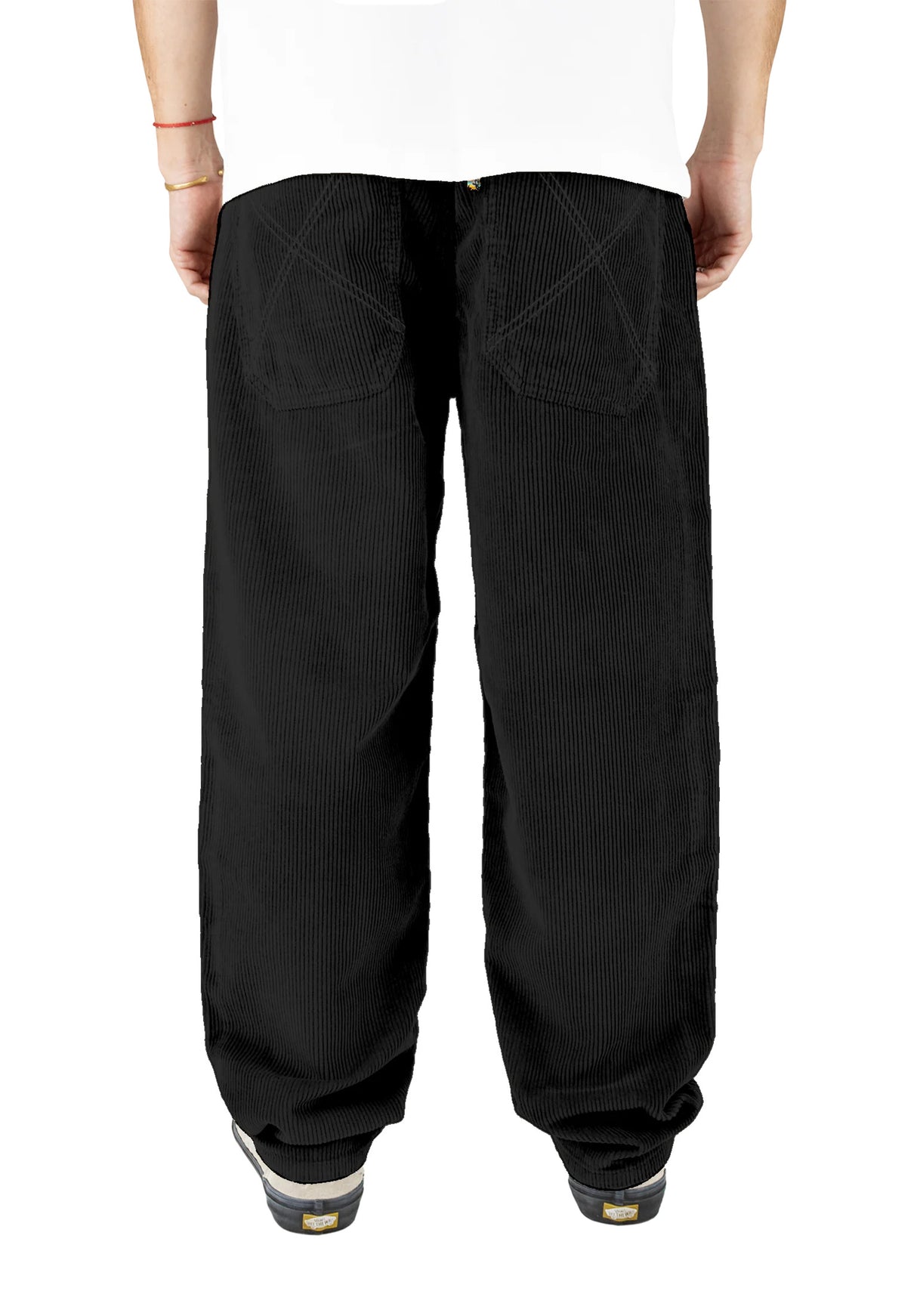 X-tra Baggy Cord black-ko Rueckenansicht