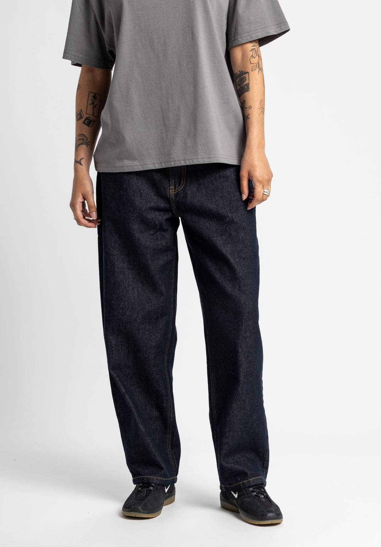 Alby-Baggy blue-rinsed Rueckenansicht