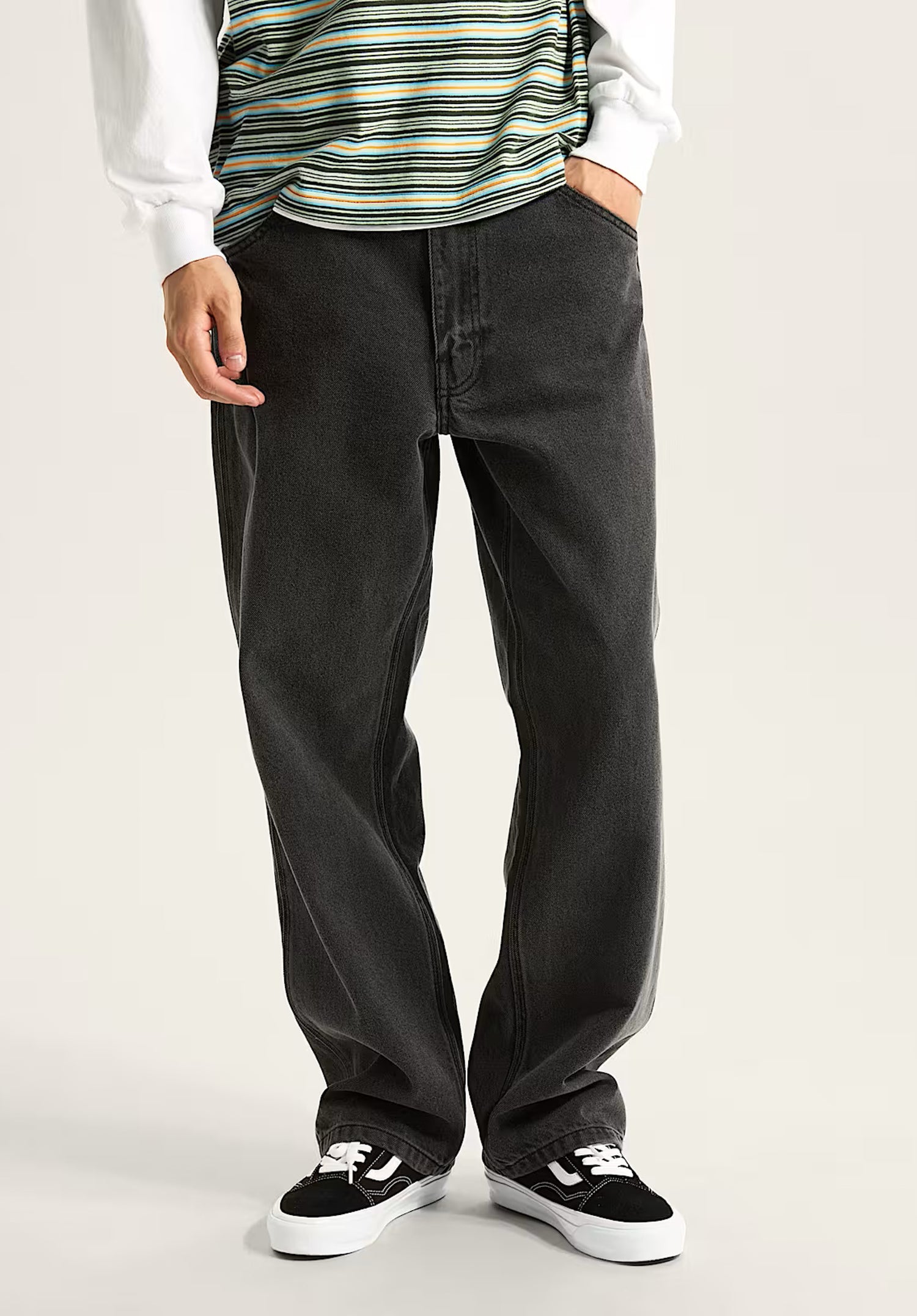Skate Check-5 Skate Loose Denim blackdenim Vorderansicht Zoom Image