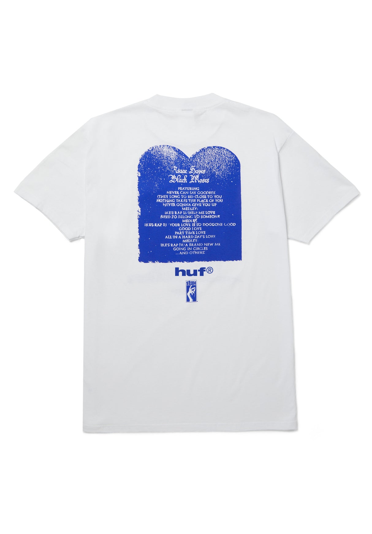 Black Moses heavyweight white Rueckenansicht