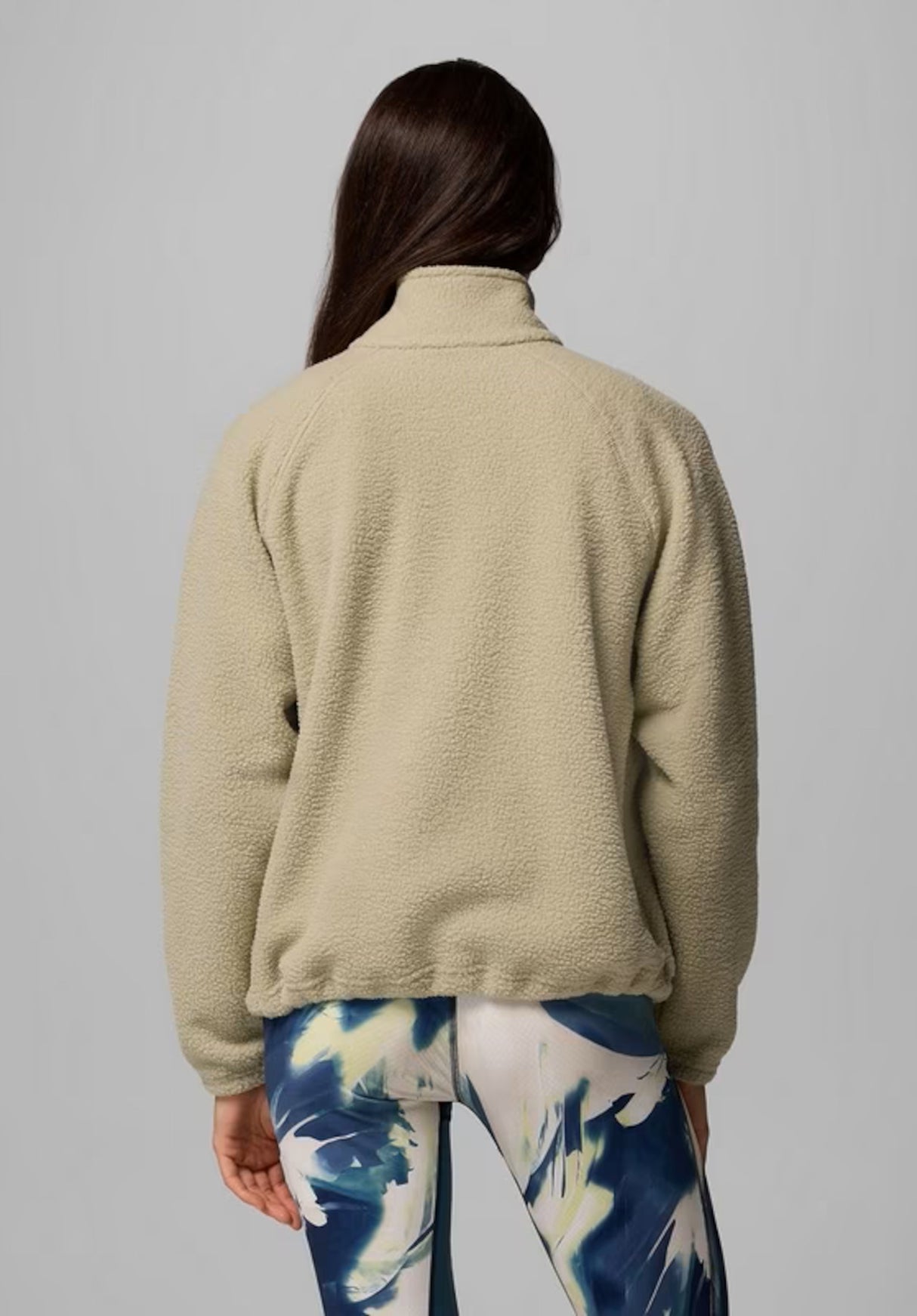 Jasper Ridge Pebbled Fleece Full Snap safari Rueckenansicht