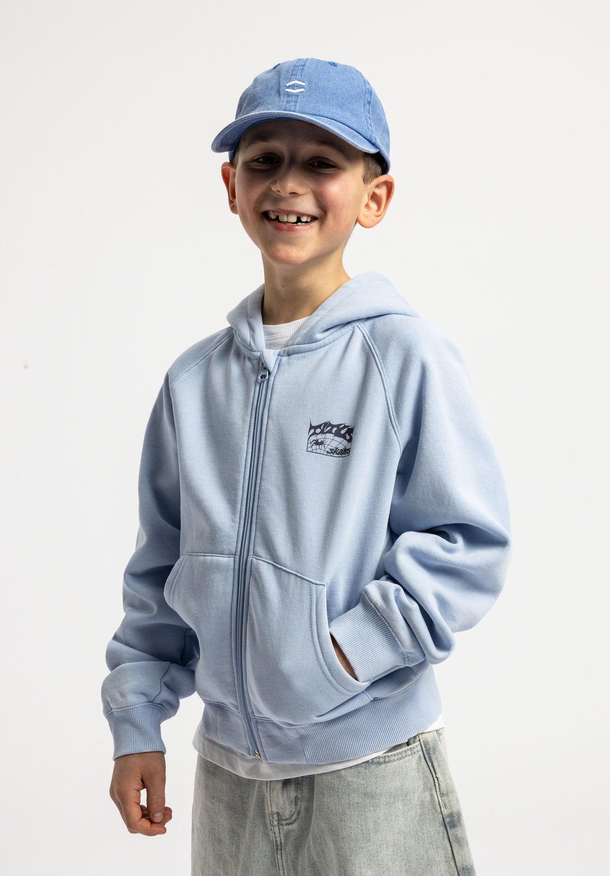 Heritage Clean Zip heavenbluefaded Oberansicht