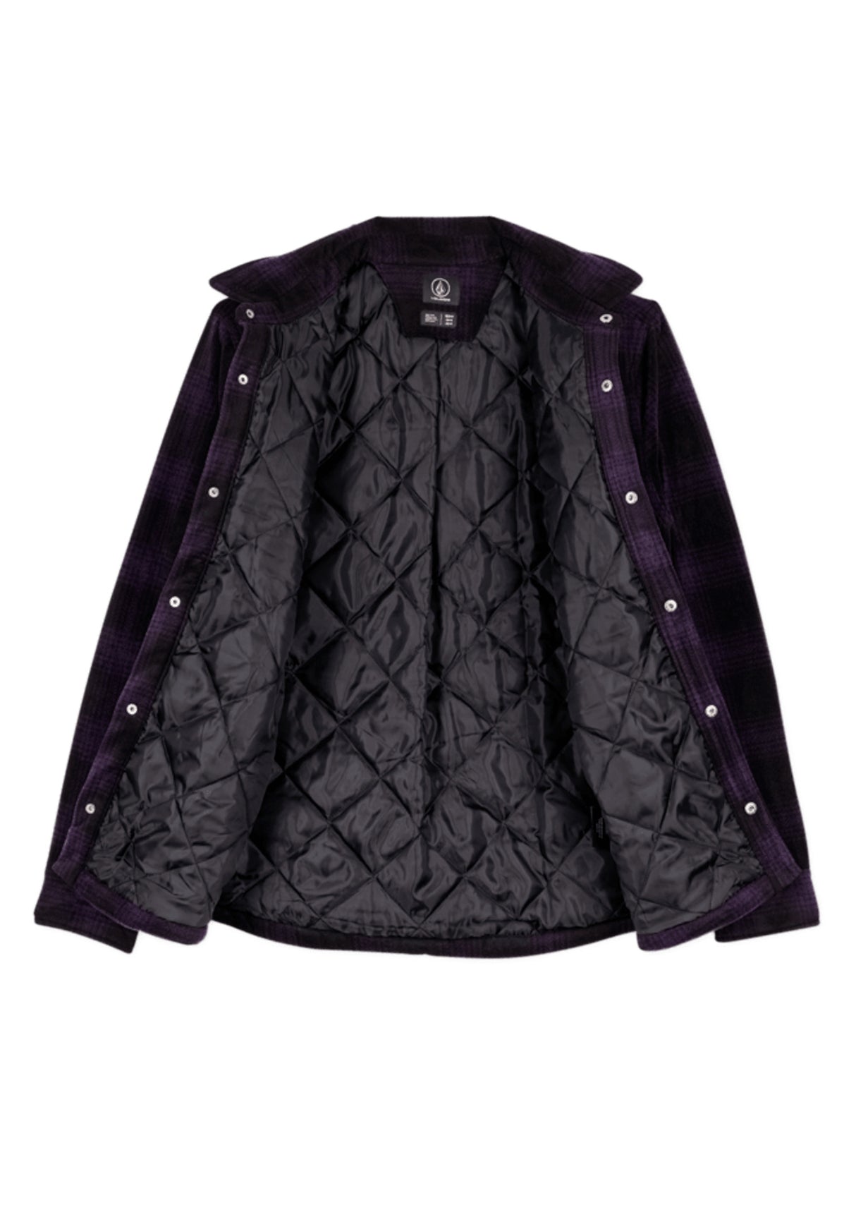 Bowered Fleece darkpurple Closeup1