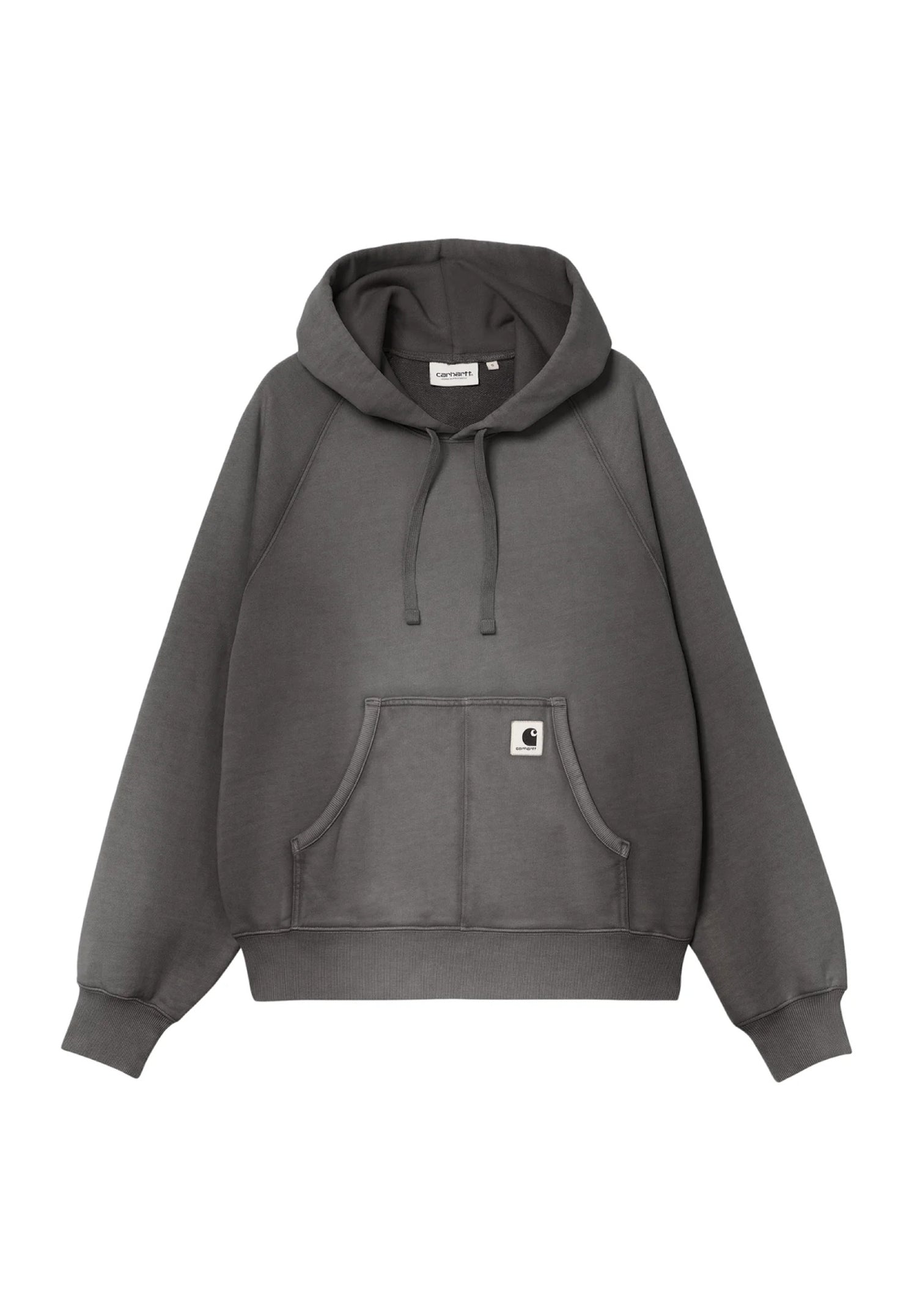 W Hooded Hudson Sweat blackchalkwash Vorderansicht Zoom Image