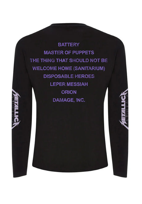 Metallica - Master of Puppets black Rueckenansicht