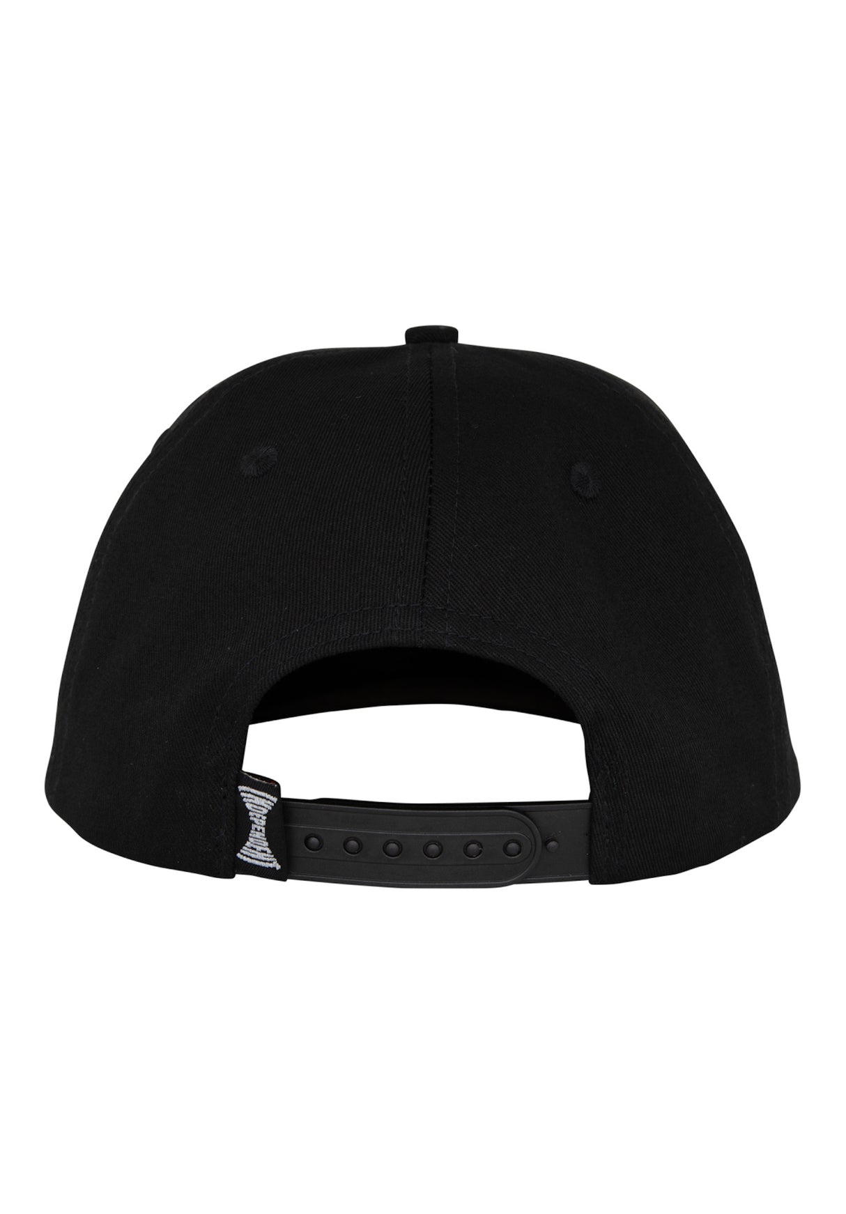 Built To Grind 5-Panel Snapback Unstructured black Rueckenansicht