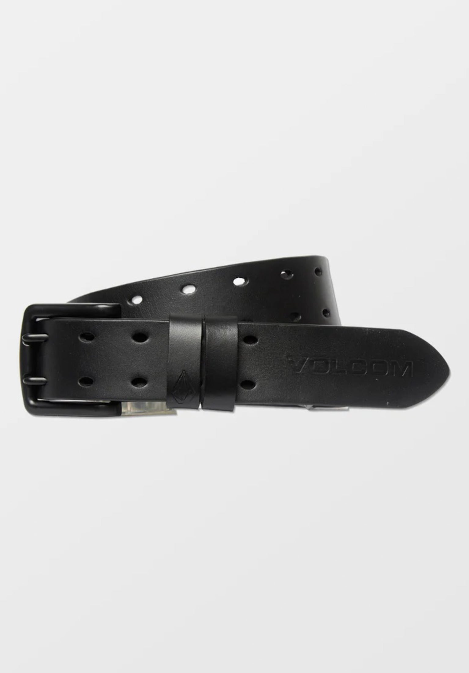 Two Spike Leather Volcom Belt in black – TITUS
