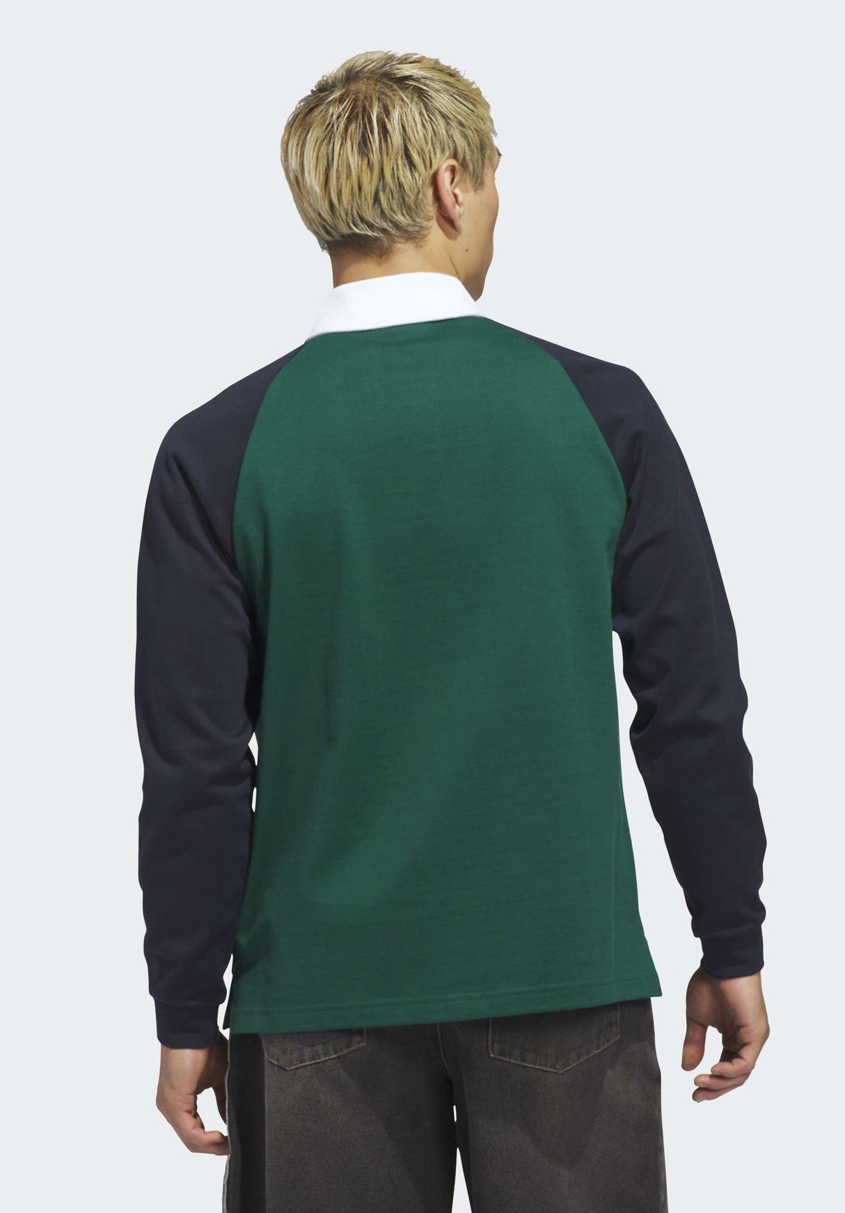 Tyshawn Rugby green-navy Rueckenansicht