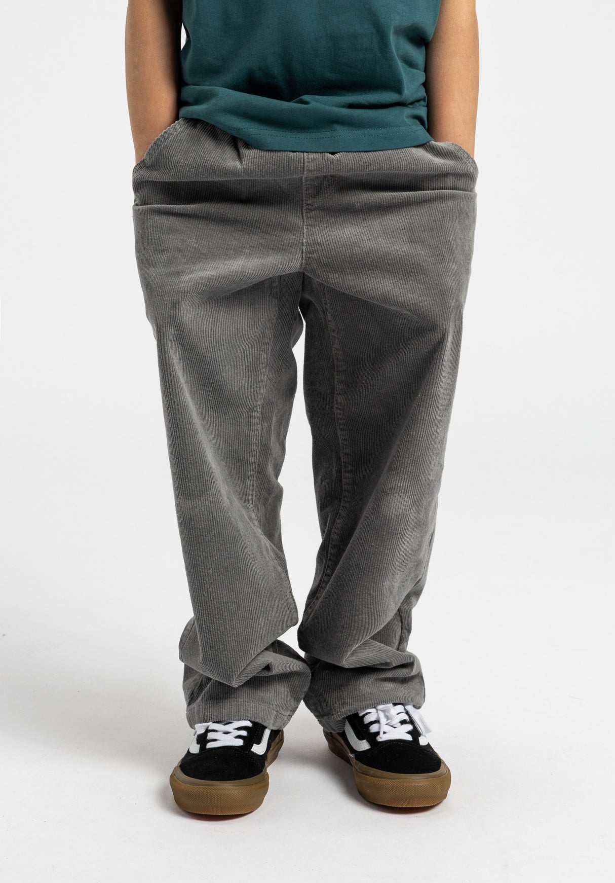 Surpa Kids darkgrey-cord Rueckenansicht