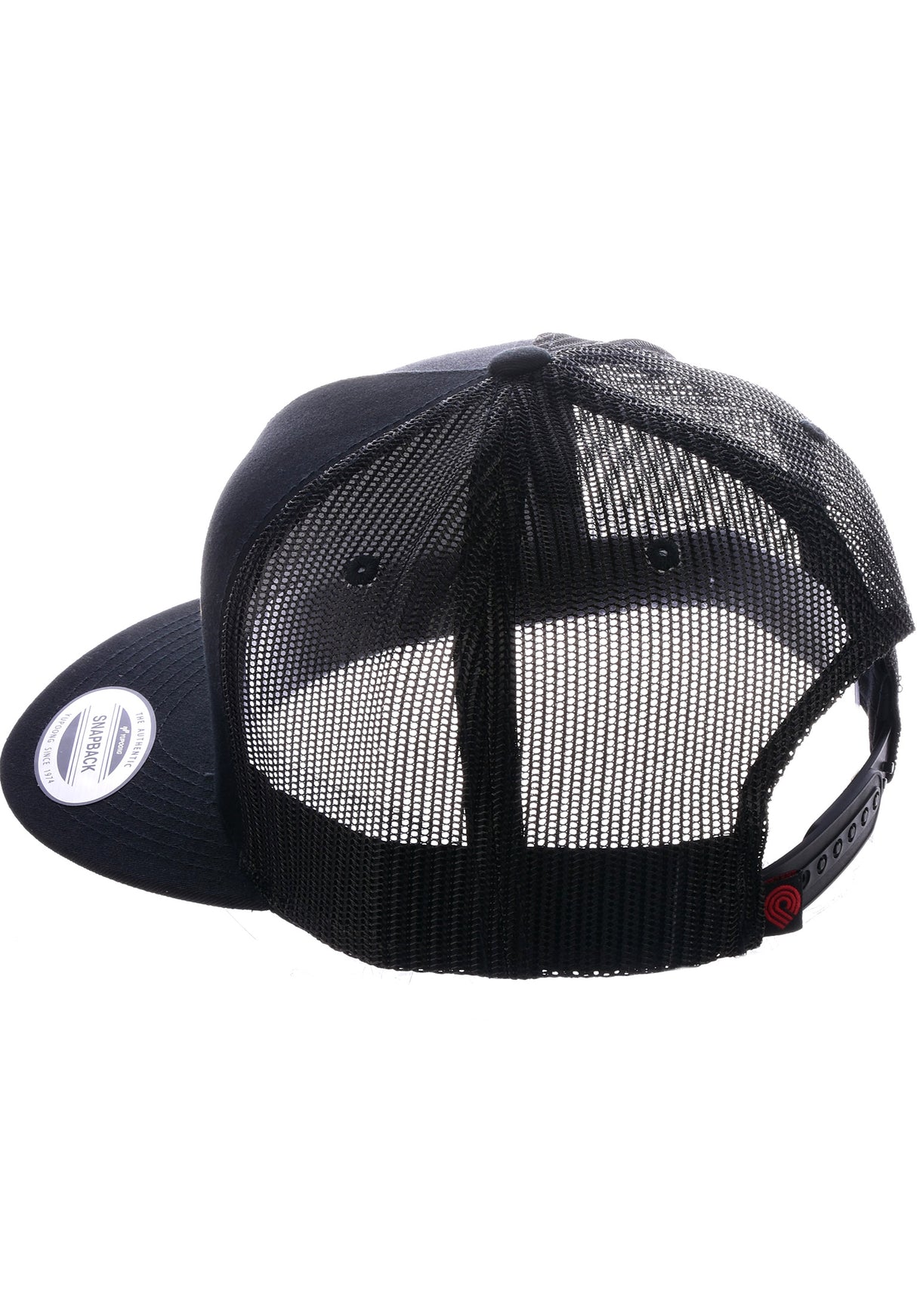 Winged Ripper Trucker black Rueckenansicht