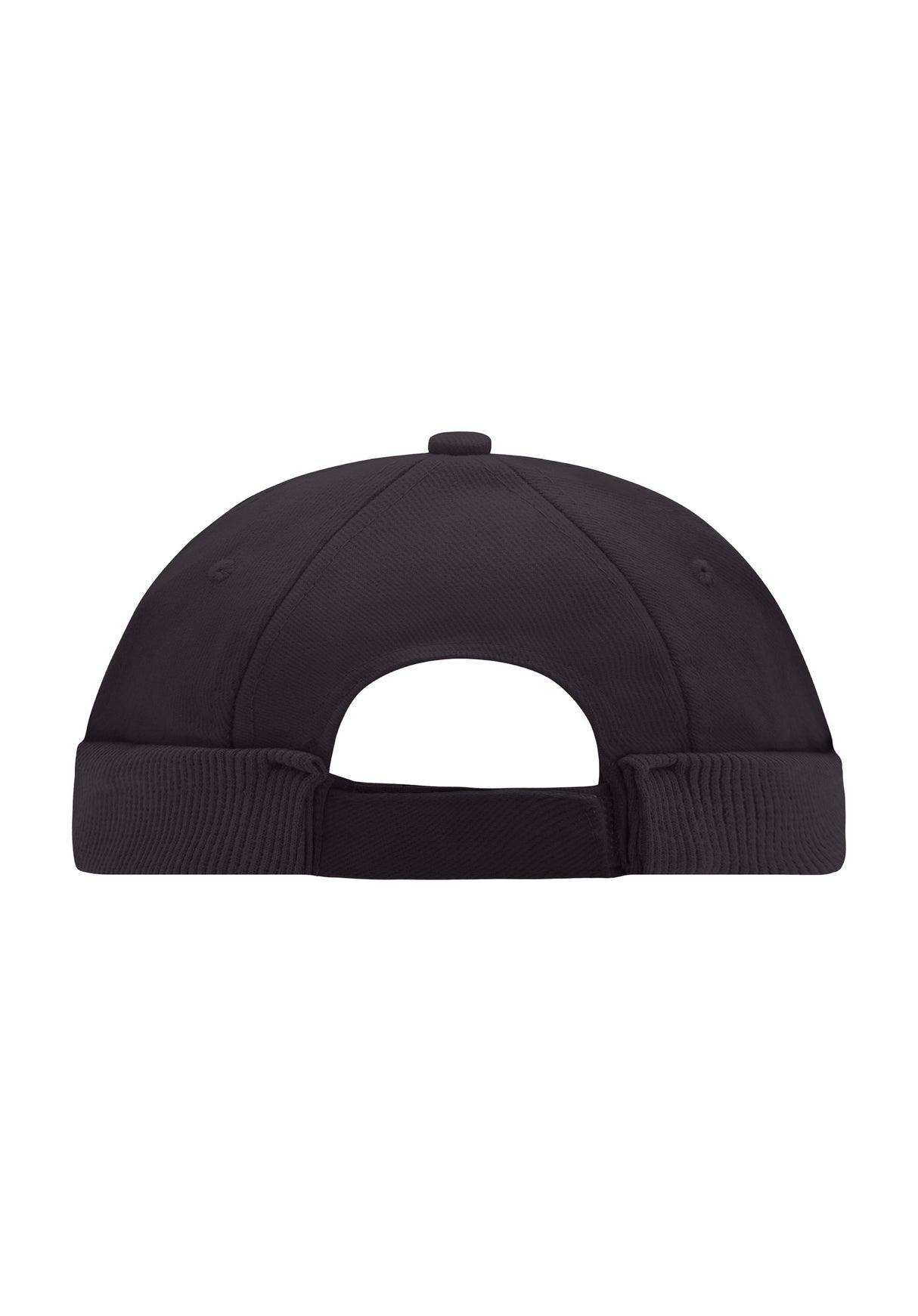 Docker Cap darkgrey Rueckenansicht