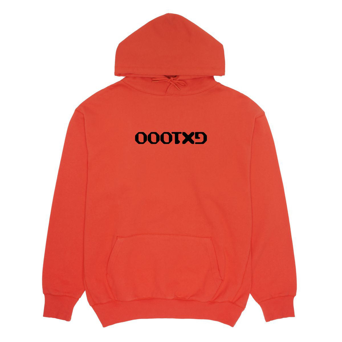 OG Logo Upside Down GX1000 Hoodie in orange for men – TITUS