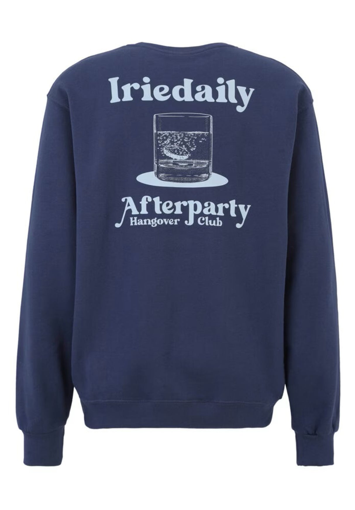 Hangover Club Crewneck crownblue Rueckenansicht