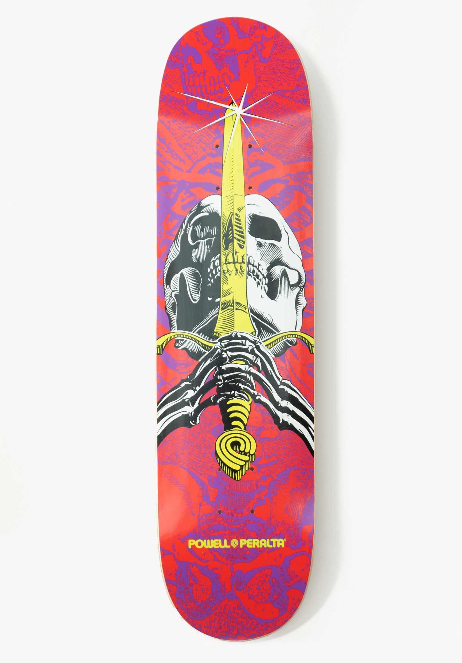 Skull & Sword Birch Powell-Peralta Deck in red-purple – TITUS