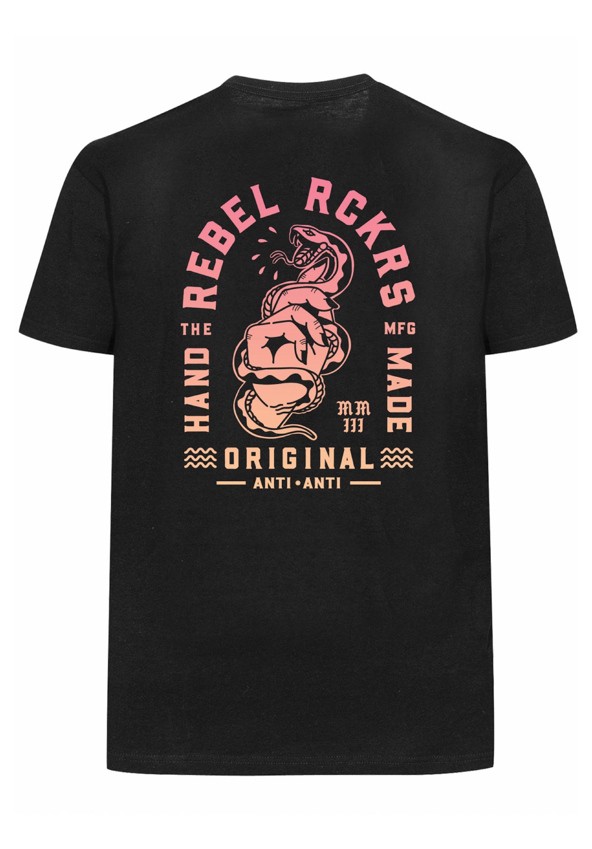 Anti Snake black Rueckenansicht