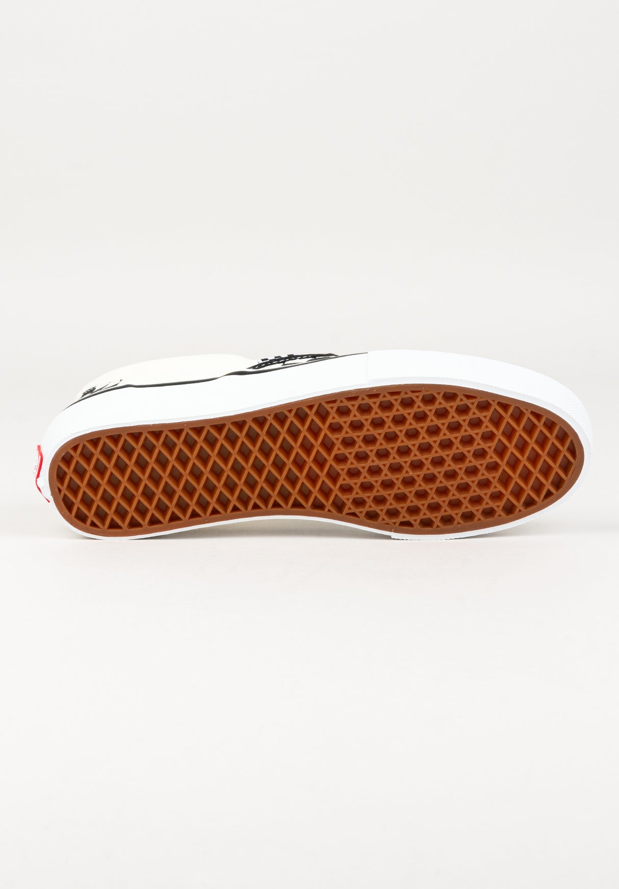 Skate Slip-On white-black-checkerboard Closeup1