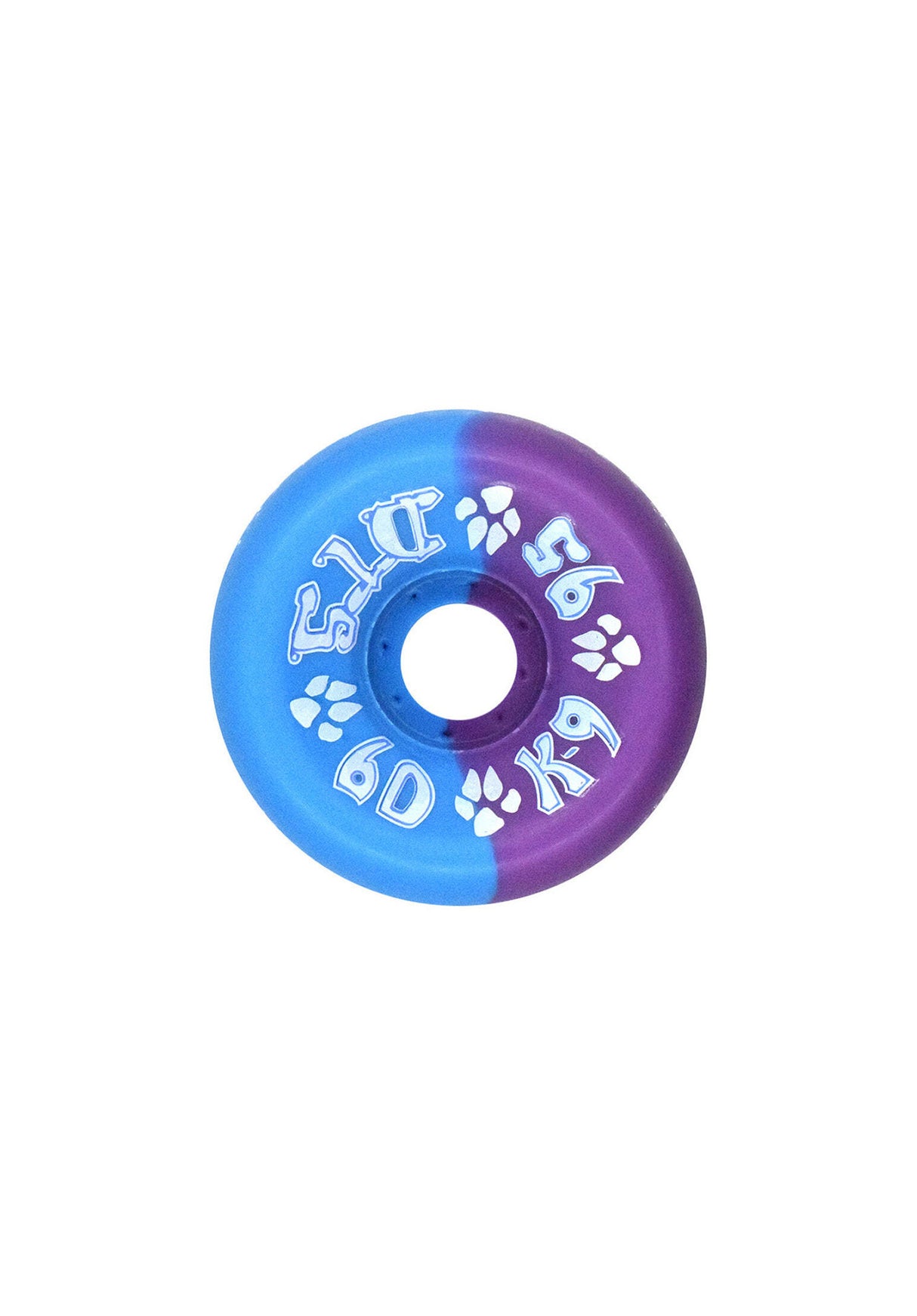 K-9 80's Wheels 97a blue-purple Vorderansicht