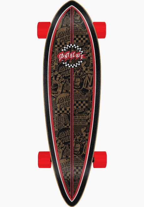 Banner Check Route Pintail black-red-gold Rueckenansicht